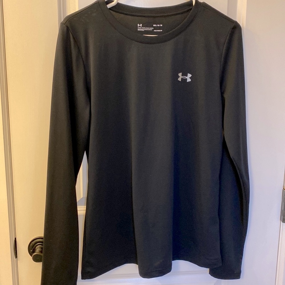💪Under Armour Women’s Long Sleeve Tech Black Long Sleeve Shirt